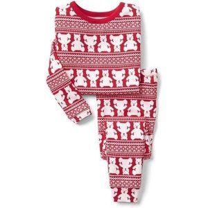Baby Gap Fair Isle Teddy Bear PJ Set
